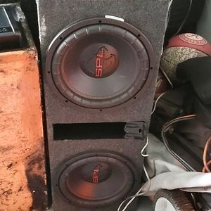 12' inch speakers